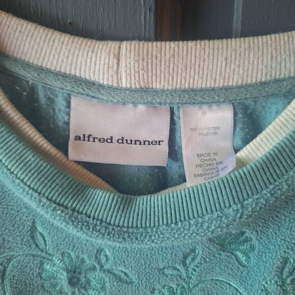 alfred dunner green long sleeve shirt - Picture 8 of 10